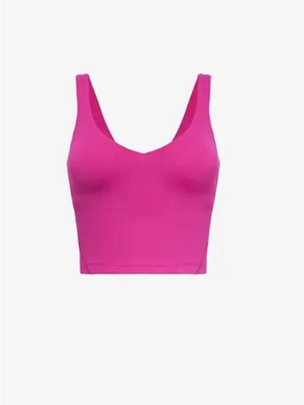 Lululemon Align Hot Pink Tank with Built in Bra Size 14